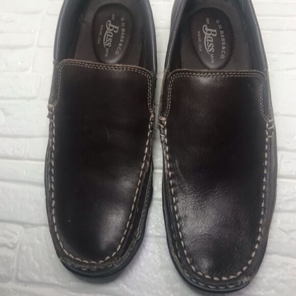 GH Bass & Co. Mens Black Slip